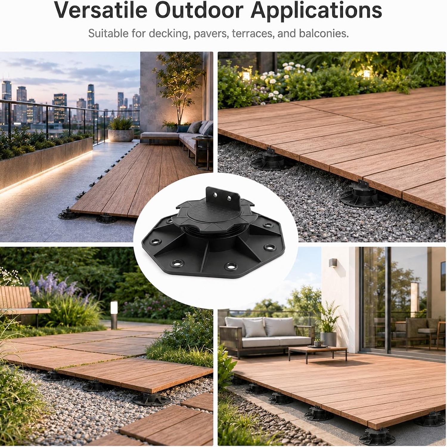 Adjustable Deck Pedestals 18-30mm (10 Pack)